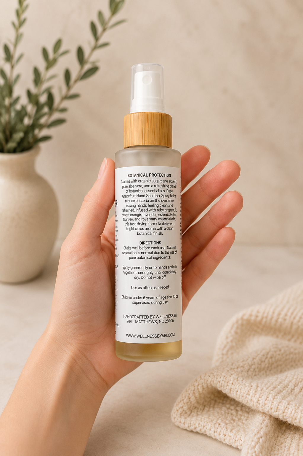 Ruby Grapefruit Natural Hand Sanitizer Spray - 70% Ethyl Alcohol - view 5