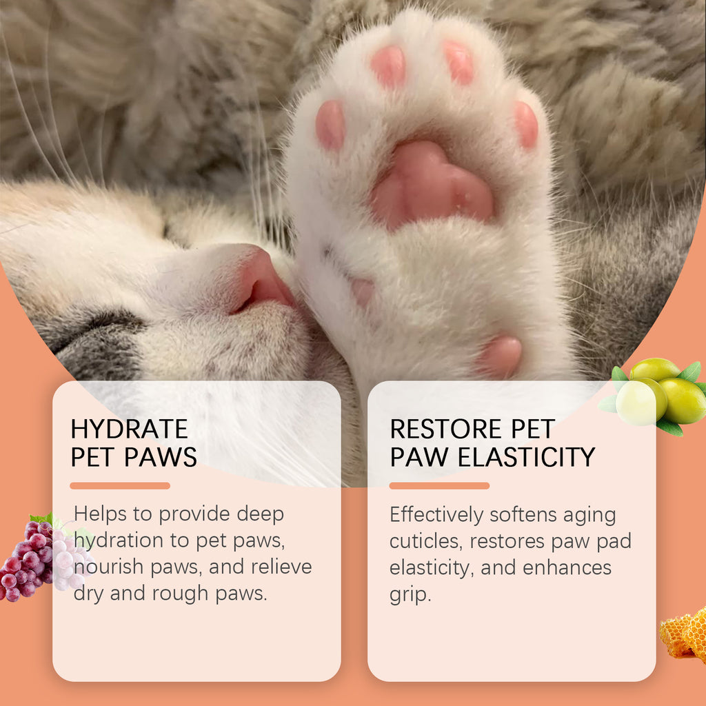 Pet Anti-Crack Paw Care Cream, Pet Paw Moisturizing Care Anti-Crack Soft Foot Paw Care Cream - image 3