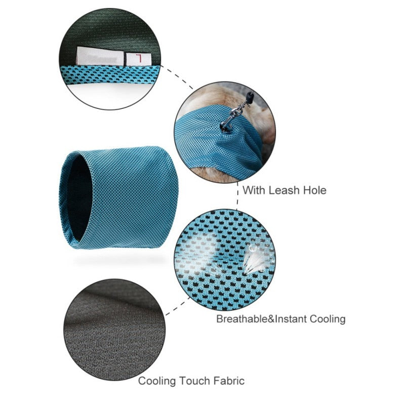 Dog Cooling Bandana Scarf for Pet Polyester - image 6