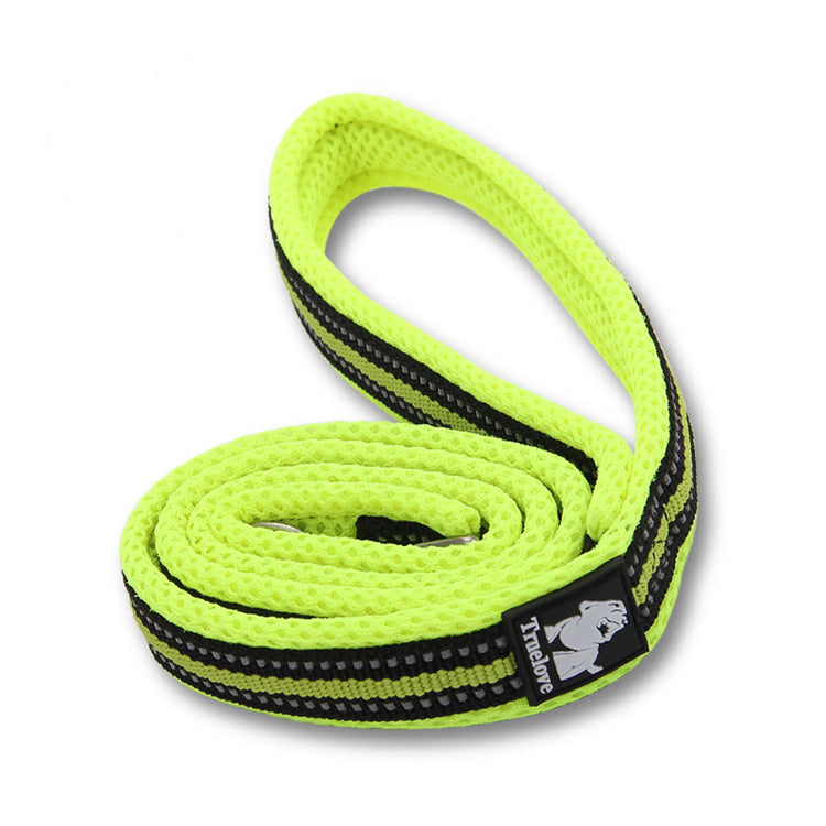Color Fluorescent Pet Walking Leash Dog Leash Nylon Ribbon Suitable for All Kinds of Dogs - image 2