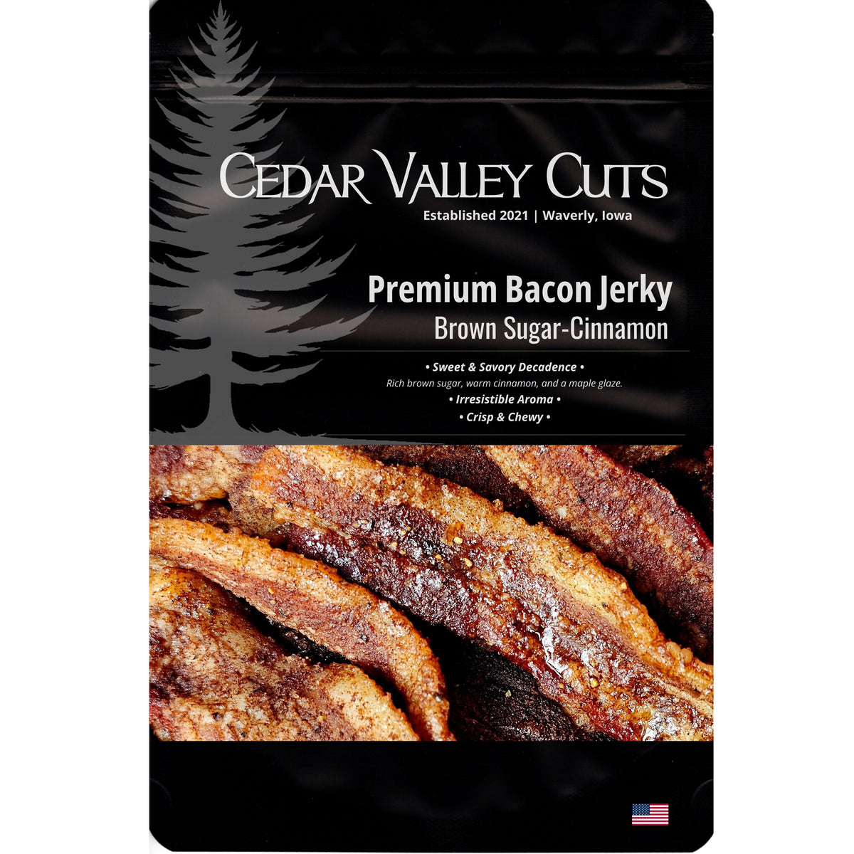 Brown Sugar-Cinnamon Premium Bacon Jerky - view 4