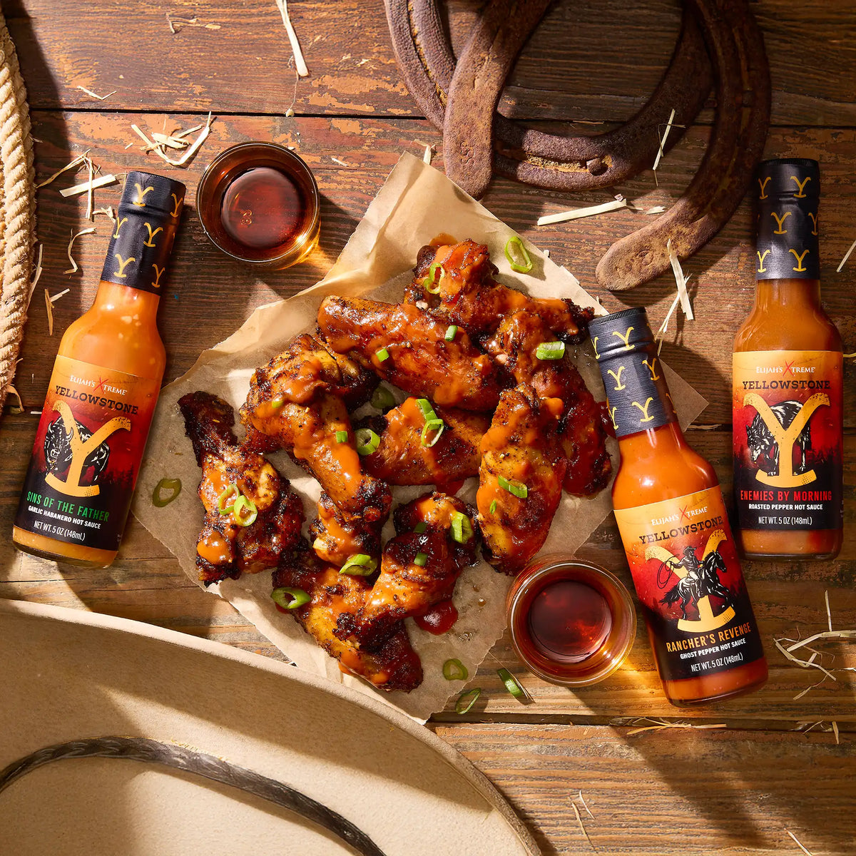 Yellowstone Hot Sauce Variety Pack 4 Bottles - view 5