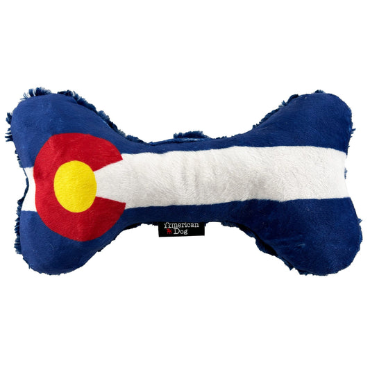 Colorado Flag Bone (Fleece) - Small, Medium