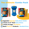 Large Yak Cheese, Bully Stick, and Bully Bone Pro Combo Pack