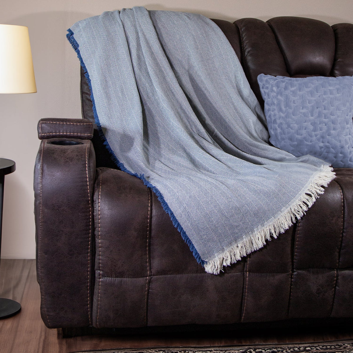 100% Cotton Patterned (Large) Throw Blankets - 58" x 62" - view 5