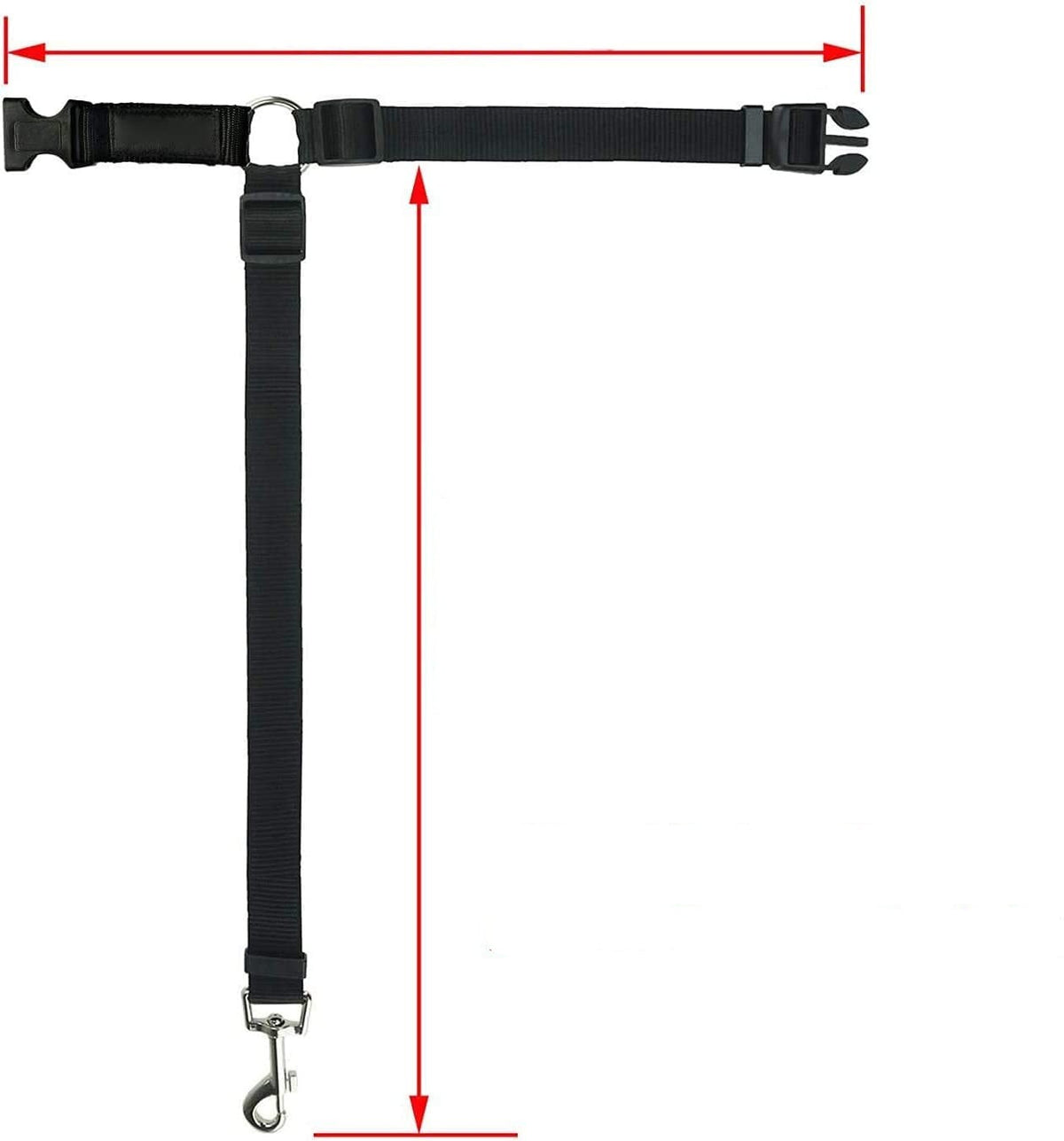 Pet dog safety belt large and medium-sized dog travel vehicle rope car safety buckle fixed rope car riding tool - image 2