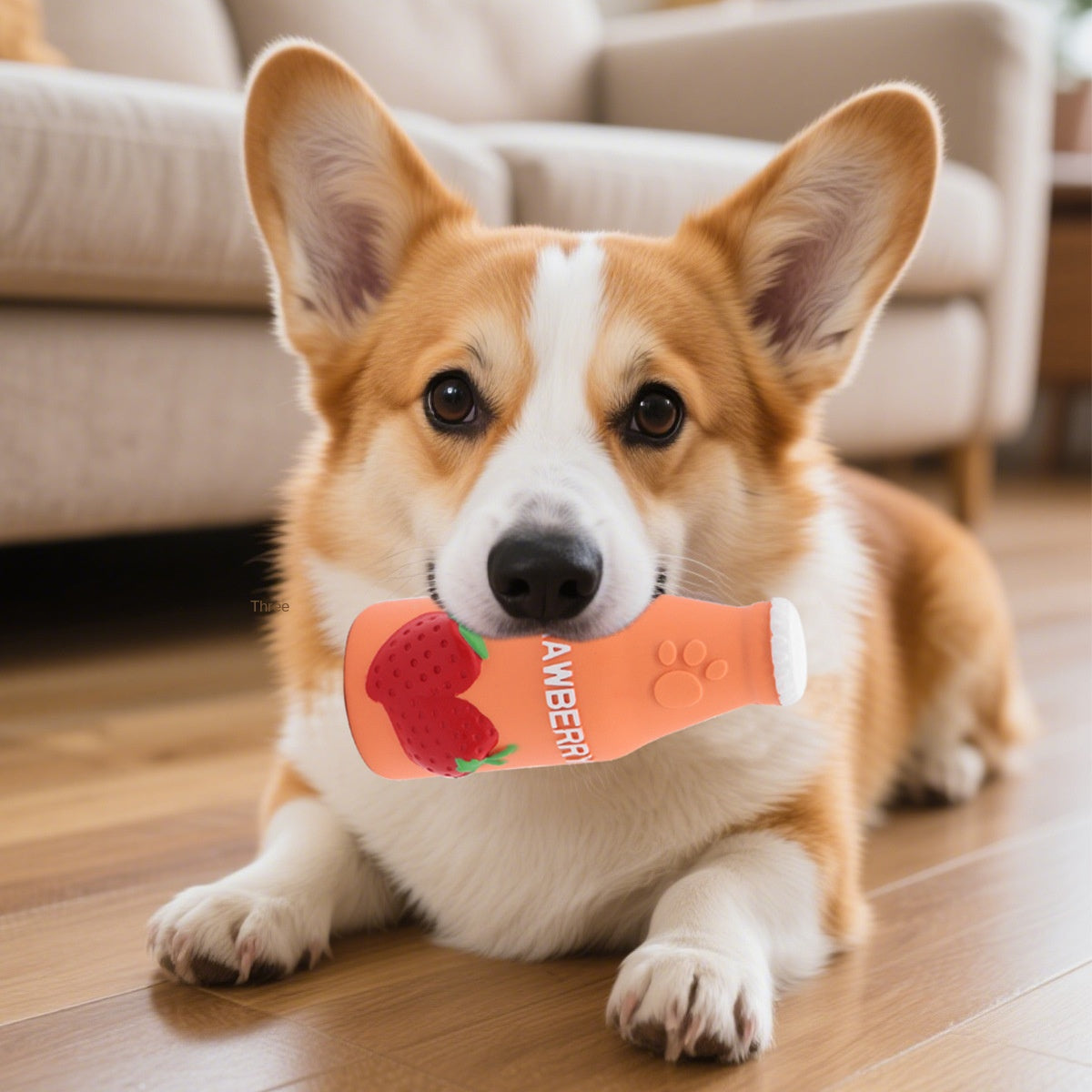 Latex Squeaky Toy for Dogs Teeth Cleaning and Boredom Relief Durable Pet Toy - image 2