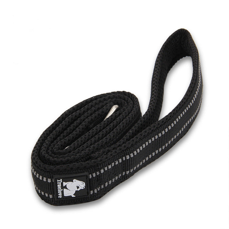 Color Fluorescent Pet Walking Leash Dog Leash Nylon Ribbon Suitable for All Kinds of Dogs - image 3