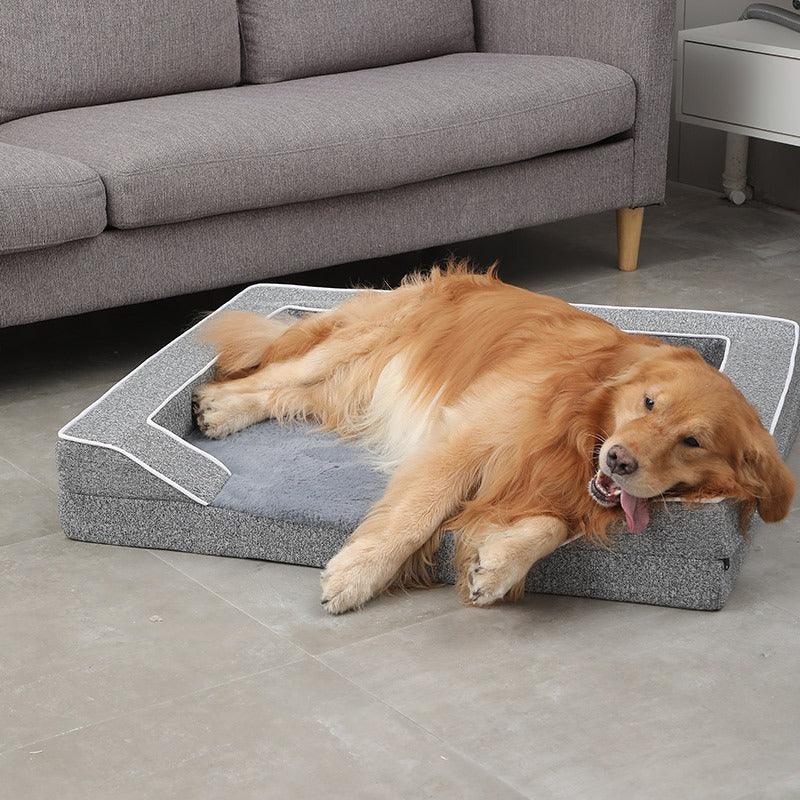 Dog House Winter Warm Medium And Large Dogs Sofa Bed Removable And Washable Golden Labrador Cushion - image 3