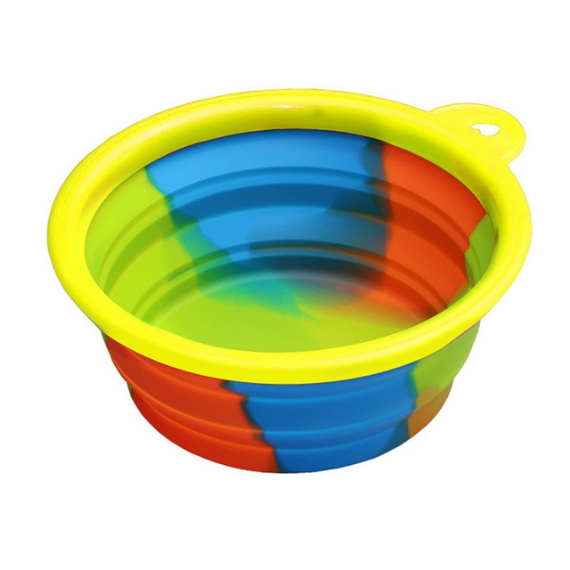 Portable Folding Silicone Dog Travel Bowl – Water & Food - image 6