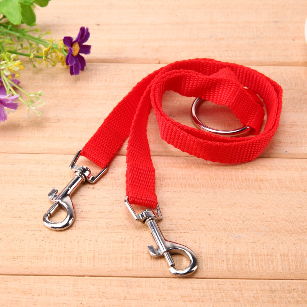 Nylon Pet Dog Coupler Leash Walking Lead Traction Rope for Two Dogs Collar Leading Puppy Leashes Dog Cats Supplies - image 6