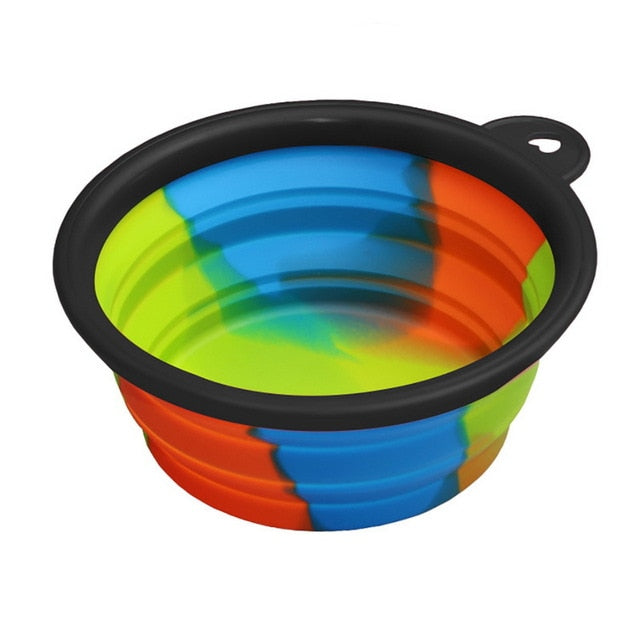 Portable Folding Silicone Dog Travel Bowl – Water & Food - image 12