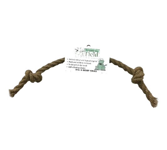 NATURAL HEMP DOG TUG-TOY - ONE HEMP TUG TOY
