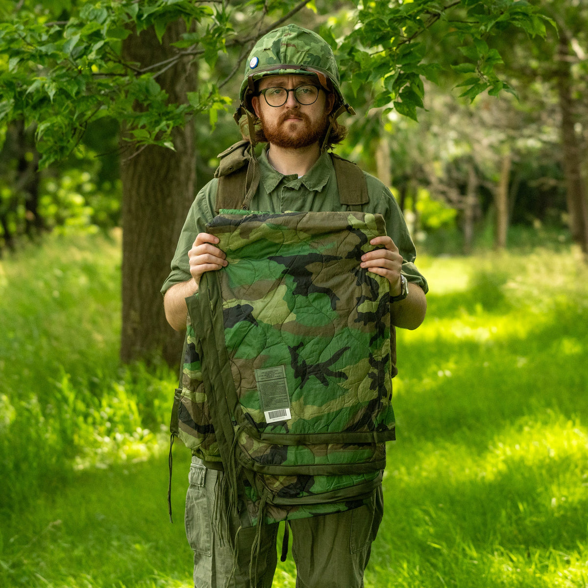 USGI M81 Woodland Poncho Liner/Woobie - view 5