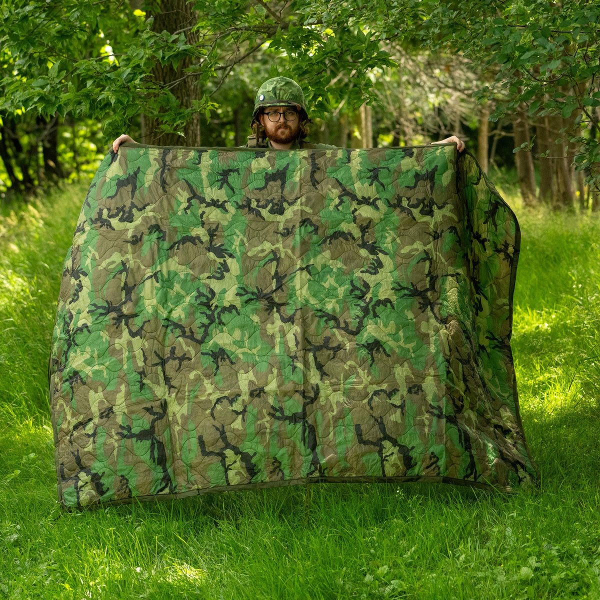 USGI M81 Woodland Poncho Liner/Woobie - view 2