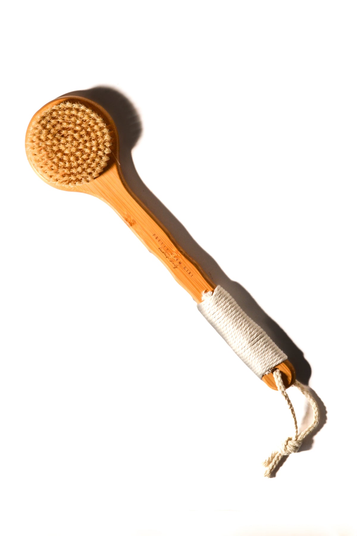 Bamboo Exfoliating Dry Brush With Sisal Bristles — Pretty farm girl