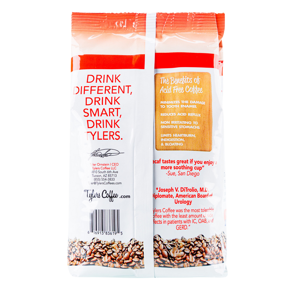 Decaf Acid Free Whole Bean - view 4