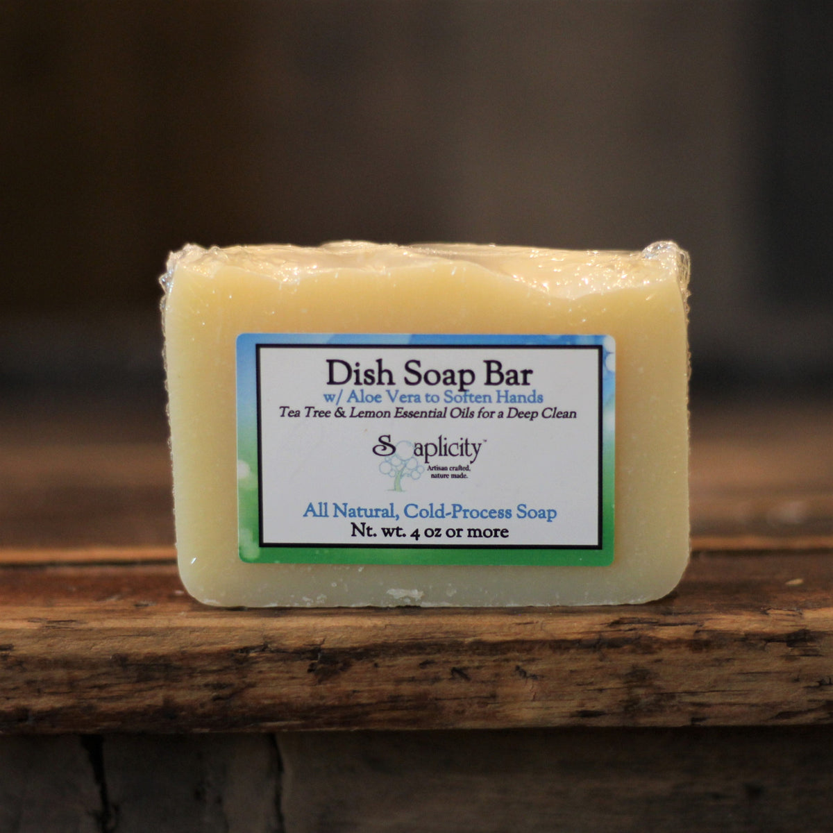 Dish Soap Bar with Aloe, Tea Tree & Lemon - view 2