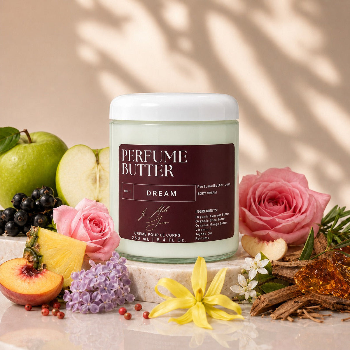 DREAM – The Luxury Body Butter Perfume | Crisp Green Apple, Pink Pepper & Bergamot Fragrance | Fresh Scent for Women| Perfume Butter — CB