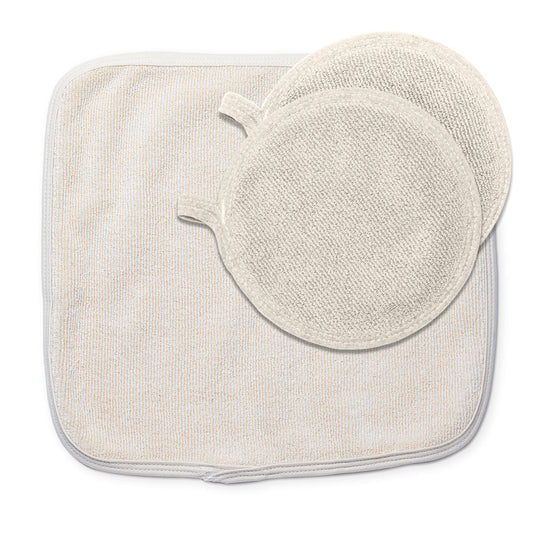 Cook & Clean Bundle 100% Cotton Dish Drying Mat 16" x 18.5", (2) 100% - Cook & Clean Bundle 100% Cotton Dish Drying Mat 16" x