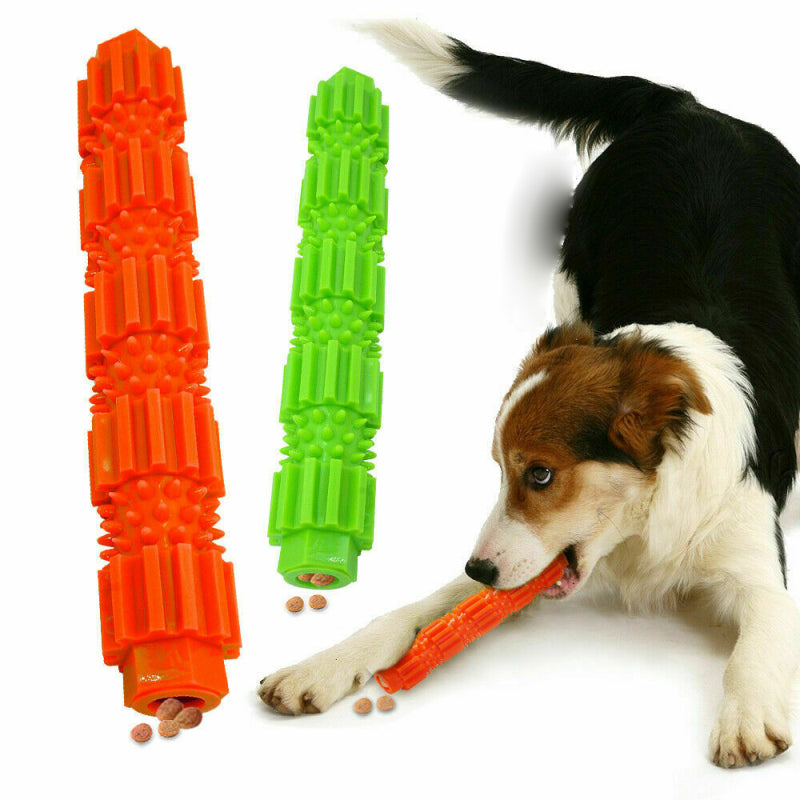 Pet TPR Molar Sticks Dogs Food Leaking Toy Dog Chew Toy Elasticity Stick for Teeth Clean Dog Interactive Toys Pet Supplies - 