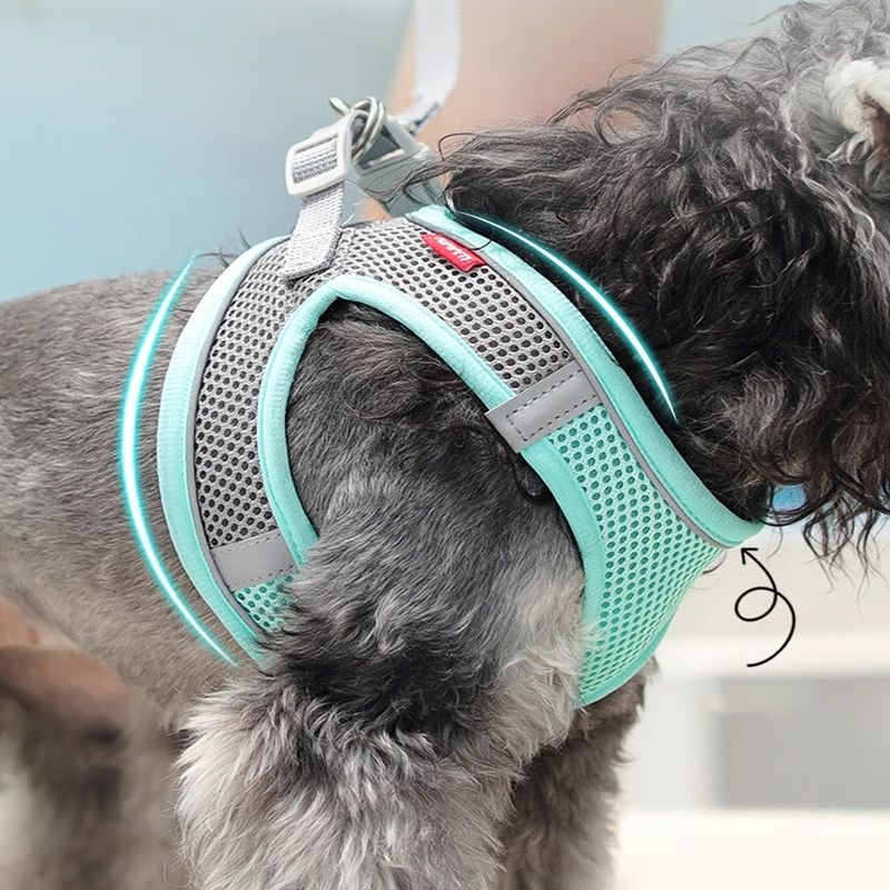 No Pull Pet Reflective Oxford Vest Soft Breathable Mesh Padded No Pull Dog Harness Set for cute puppy dog pet harness for dog