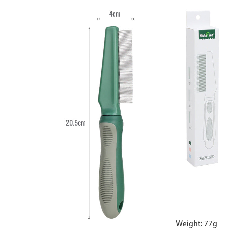 Pet Comb Hair Removal Long Needle Comb Flea Comb Knot Hair Removal Comb Dog Comb Pet Supplies - image 16