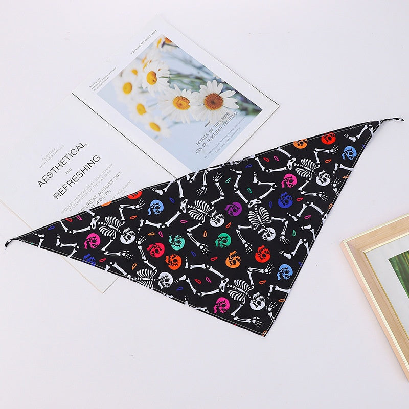 Pet Bandana for Dogs and Cats - Thanksgiving, Christmas, Halloween Pet Triangle Scarf Bib - image 11