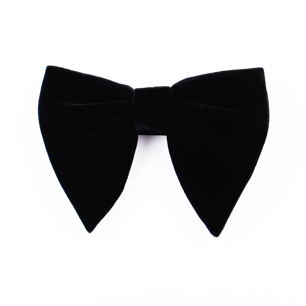 Gold Velvet Bow Tie Plush Velvet Bow Tie - image 10
