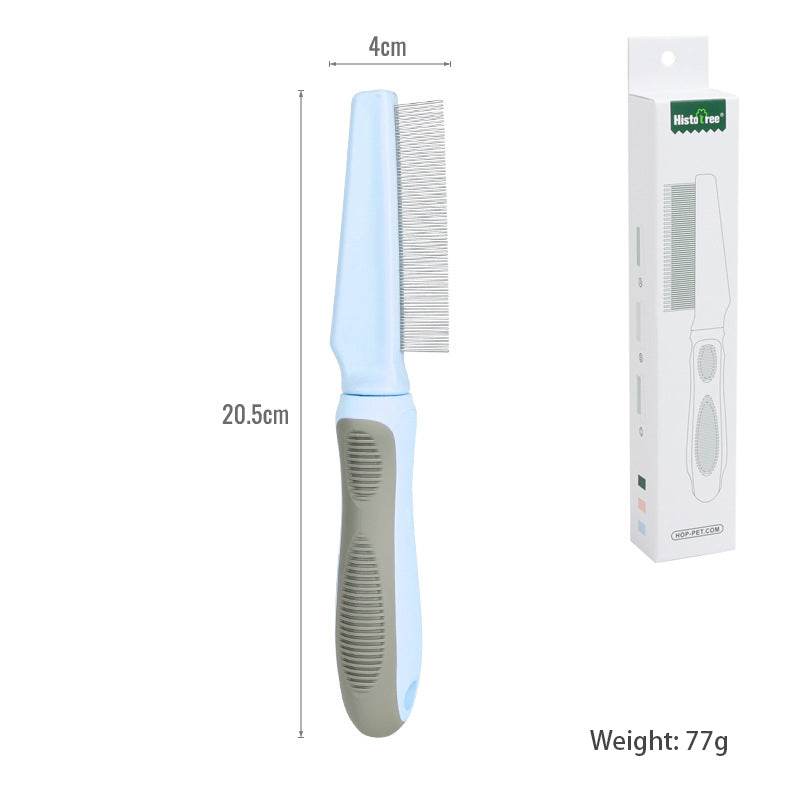Pet Comb Hair Removal Long Needle Comb Flea Comb Knot Hair Removal Comb Dog Comb Pet Supplies - image 13