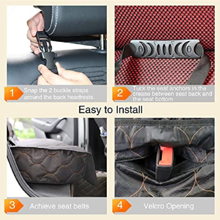 New Pet Car Seat Cushion Pet Supplies Rear Seat Cushion Car Dog Pad Thickened Breathable - image 3