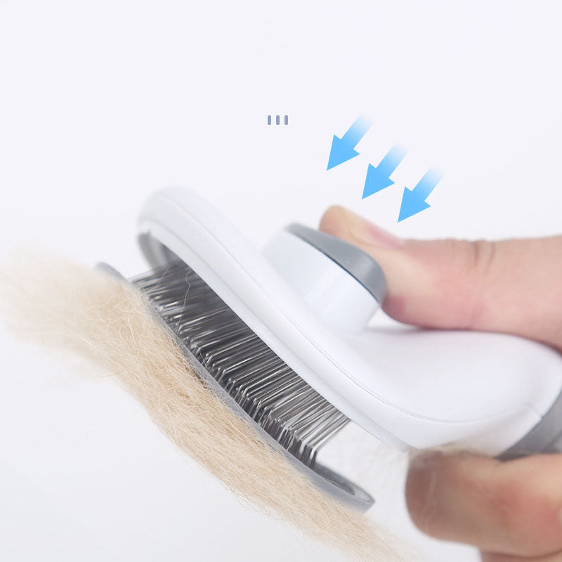 One-Click Hair Removal Pet Comb Automatic Hair Removal Dog Comb Pet Supplies - image 3