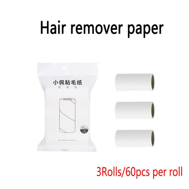 PETKIT Pet dog Hair remover cleaning roller brush with one roll paper dog cat fur and lint removal brush dogs pets accessorie
