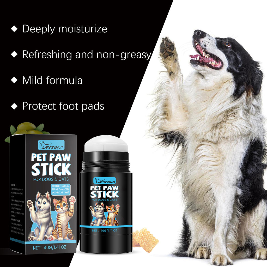 Yegbong Cat And Dog Paw Ball Cream Moisturizing Paw Care Pet Foot Moistening Anti-Cracking Soft Foot Paw Care Cream - image 3