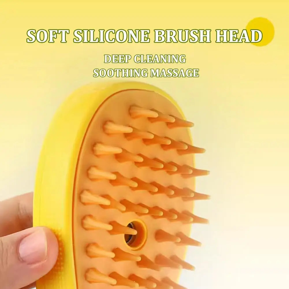 3 In 1 Self-Cleaning Massage Combs Effective Steamy Brush Pet Dog Steam Brush - image 3