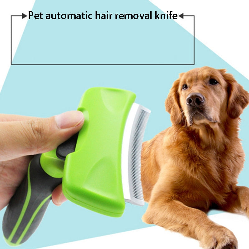 Pet Hair Remover Combs Furmine Dog Grooming Brush Deshedding Tool Comb Edge Trimming Dog Cat Rake Removal fur brush