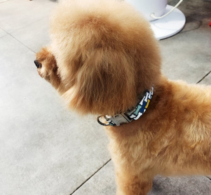 Personalized Dog Collar Leash Nylon Pet Dog Tag Collar Custom Puppy Cat Nameplate ID Collars Adjustable For Large Dogs - imag