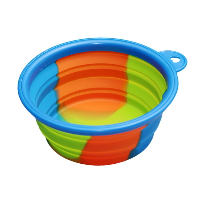 Portable Folding Silicone Dog Travel Bowl – Water & Food - image 7