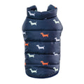 Pet Dog Down Jacket Vest Dog Clothes Autumn Winter Cotton Padded Coat For Dogs Clothes Puppy Thickened Stand Collar Down Jack