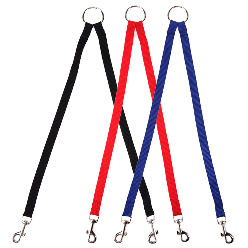 Nylon Pet Dog Coupler Leash Walking Lead Traction Rope for Two Dogs Collar Leading Puppy Leashes Dog Cats Supplies - image 2