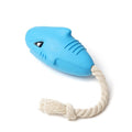 Pet Supplies Dog Biting Rope Molars Bite Resistant Toys Rubber Shark Sounding Dog Toys - image 5