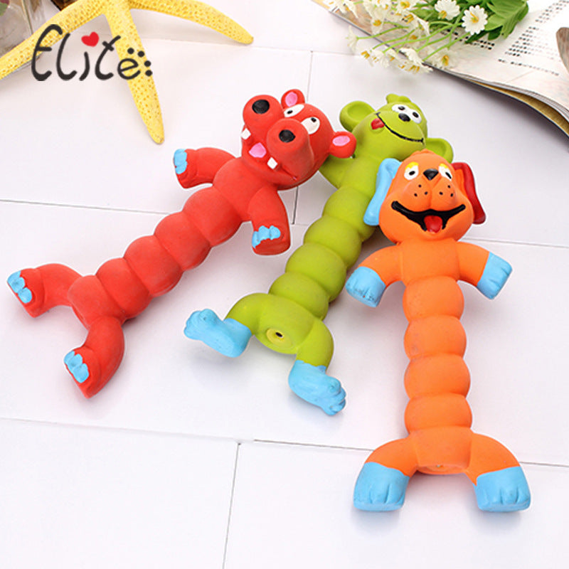 Dog Toys Dog Voice Latex Toys Cartoon Shaped Molar Stick Pet Supplies - image 4