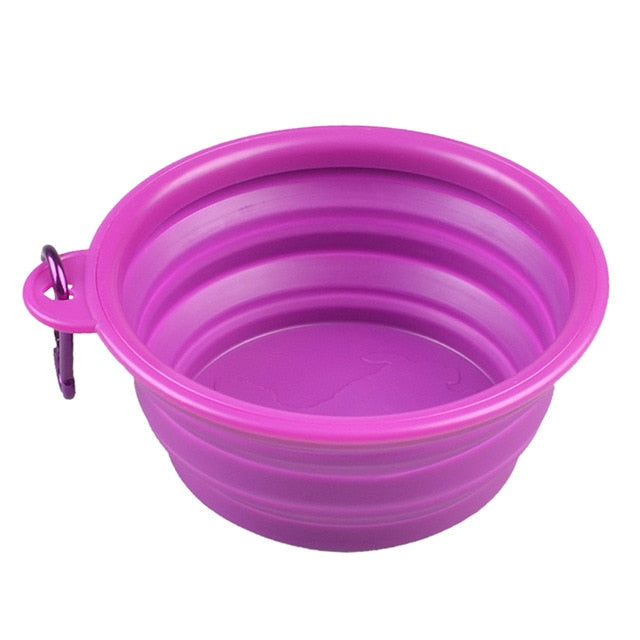 Portable Folding Silicone Dog Travel Bowl – Water & Food - image 15
