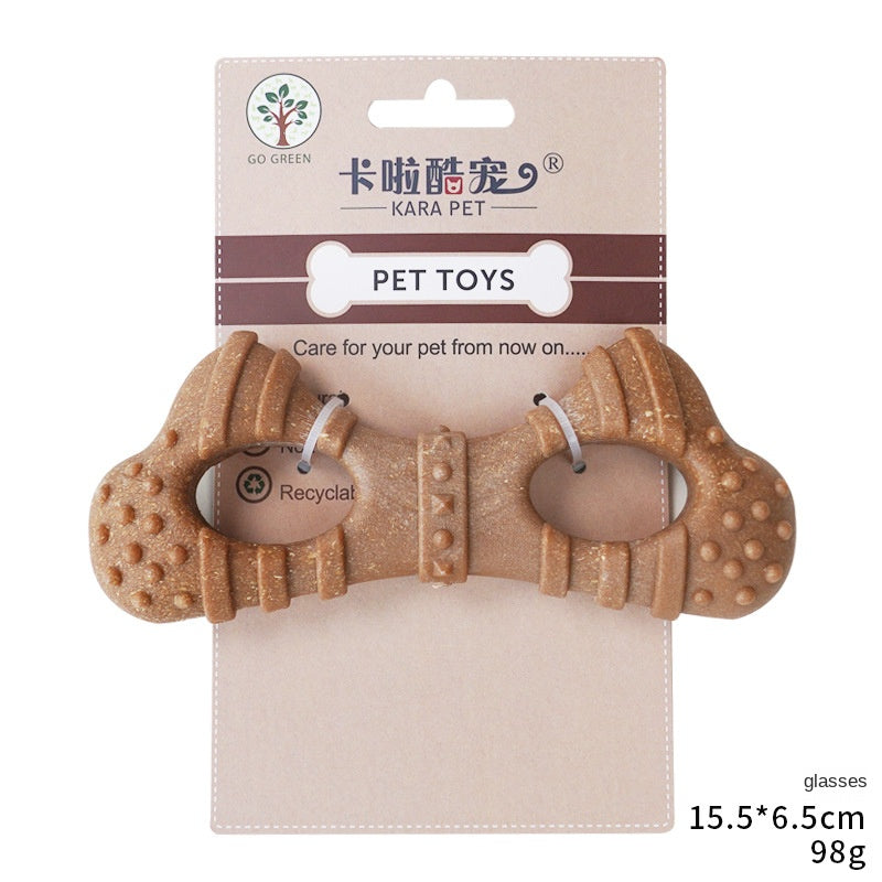 Dog Toy Bone-Shaped Chew Stick Durable Teeth Cleaning Self-Entertainment Toy for Small and Medium Dogs - image 7