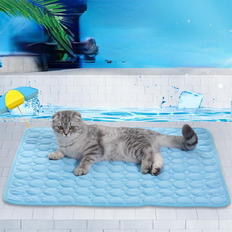 Pet Ice Cushion Summer Cool Dog Cushion Pet Cushion Breathable Ice Silk Cat Nest Pet Supplies