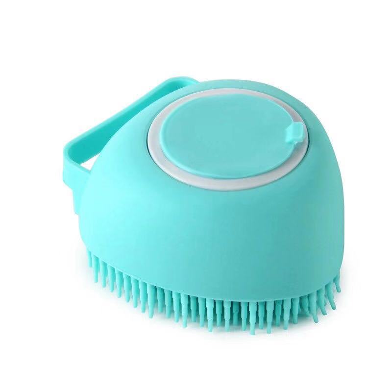 Bathroom Puppy Big Dog Bath Massage Gloves Brush Soft Safety Silicone Pet Accessories for Dogs Cats Tools Mascotas Products -