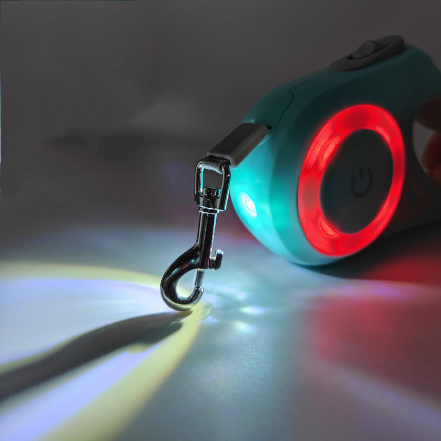 Glowing Dog Leash Pet Leash Automatic Retractable Dog Leash Dog Chain Dog Leash Dog Supplies Rope - image 2
