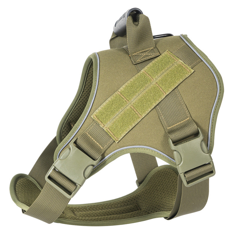 Tactical dog vest: for large dogs (German Shepherd, Golden Retriever) – training, military-style accessories. - image 3