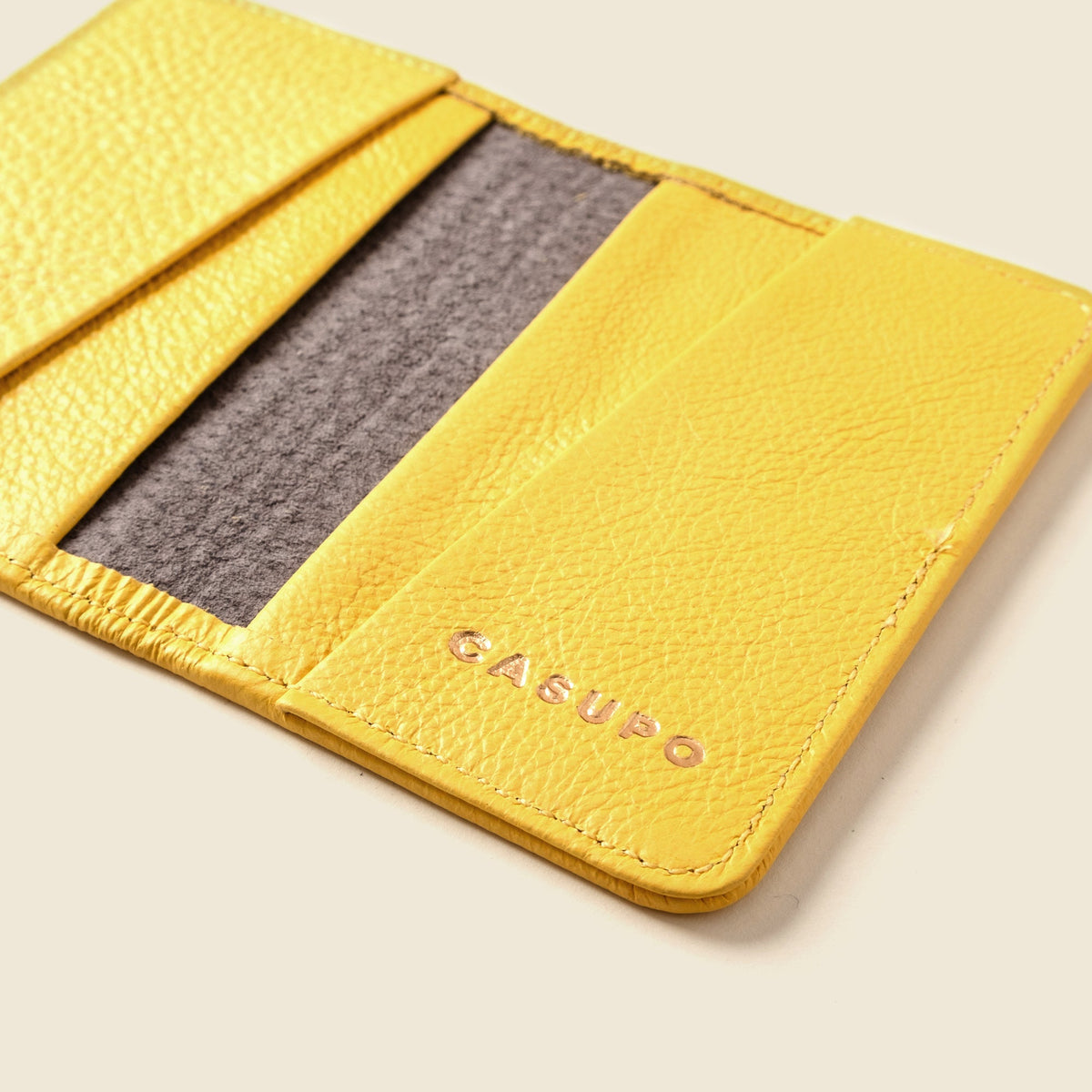 Compact Bifold with RFID Protection - Sunny Yellow — CASUPO