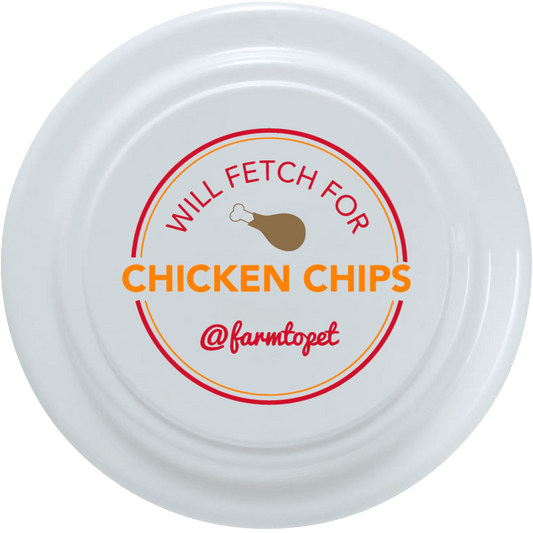 Will Fetch for Chicken Chips Dog Frisbee - Image 2